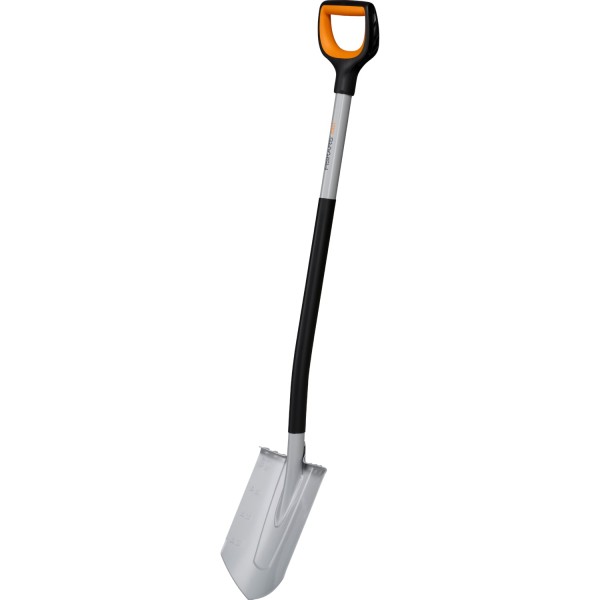 Лопата штыковая скругленная Fiskars Xact™ (1066729)