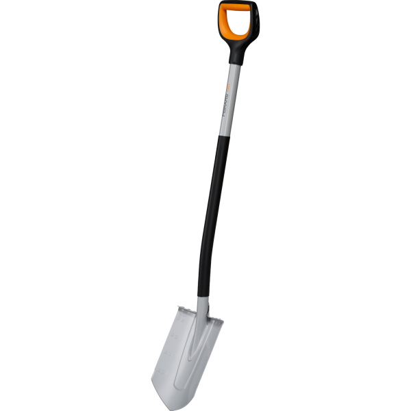 Лопата штыковая скругленная Fiskars Xact™ (1066729)
