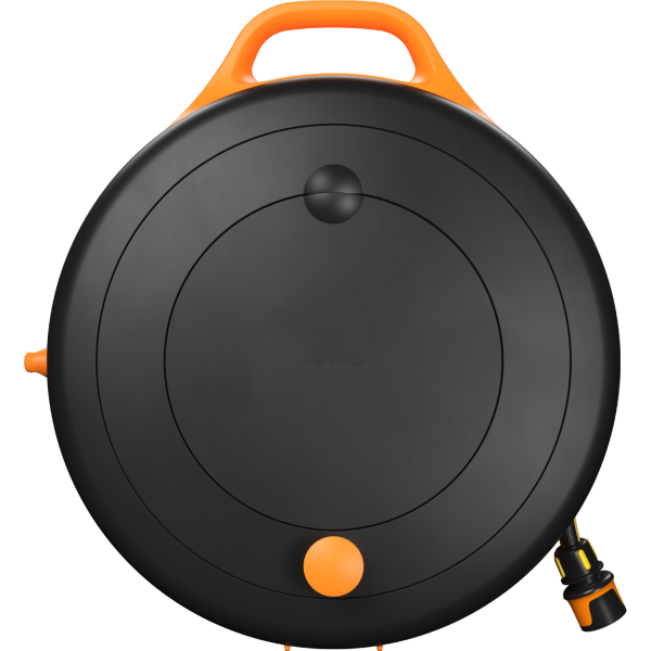 Катушка со шлангом Fiskars S 3/8" (9мм) L-15м с набором аксессуаров (1071660)