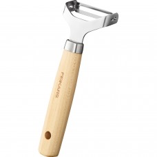 Овочечистка Fiskars Folken з рухомим лезом 6 см, FSC-клен (1075682)