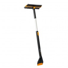 Щітка-скребок телескопічна поворотна 96-121 см Fiskars X-series™ 26 см (1078492)