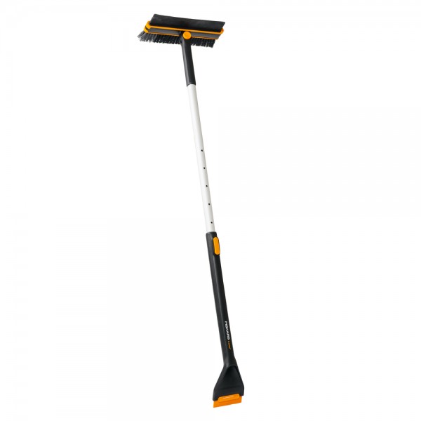 Щітка-скребок телескопічна поворотна 96-121 см Fiskars X-series™ 26 см (1078492)
