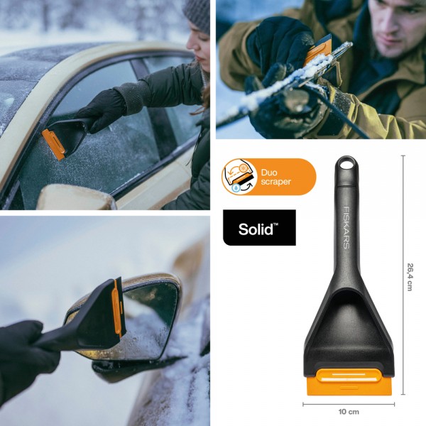 Скребок для льоду пластиковий Fiskars Solid 10 см (1078497)