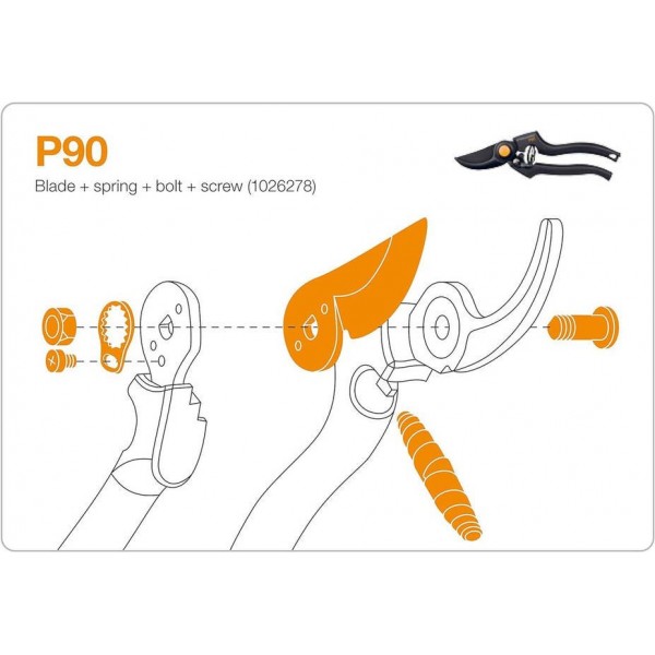 Ремкомплект секатора Fiskars P90 (1026278)