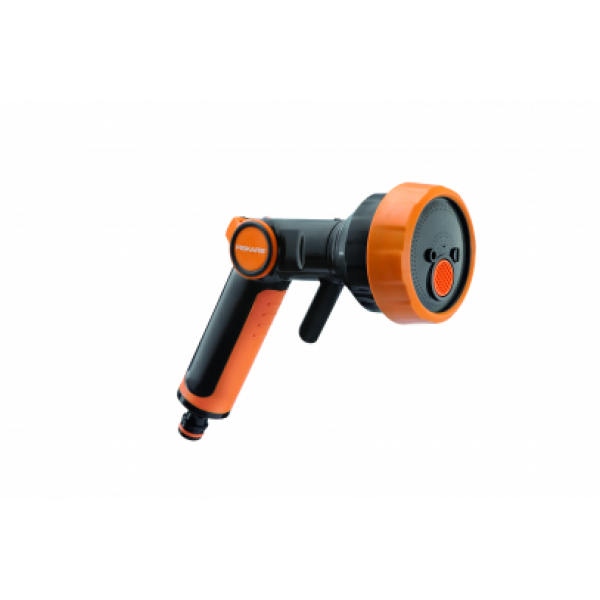 Пистолет-распылитель Fiskars для полива регулируемый с 4 функциями (1020446)