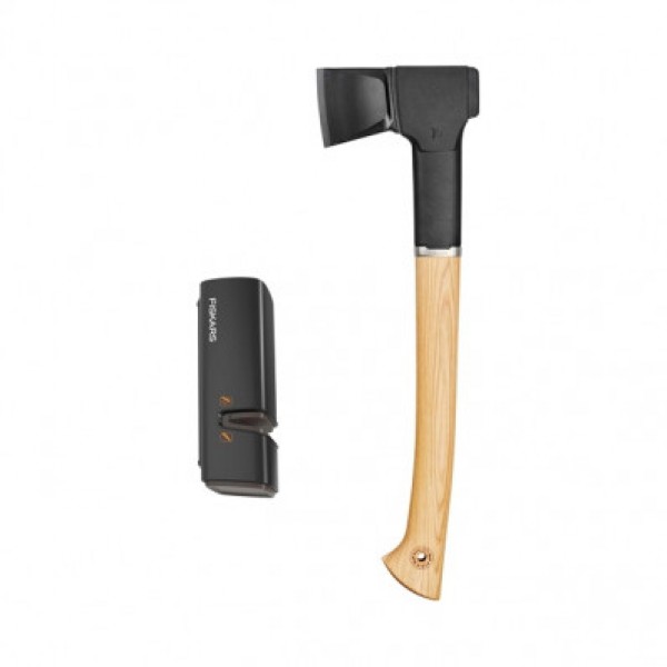 Подарочный набор Fiskars Norden splitting axe N12 + sharpener SET (1052277)