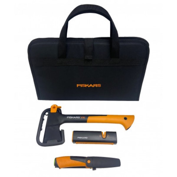 Подарочный набор Fiskars (Топор 1015618+точило 1000601+чем 1023619) 2021271