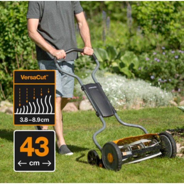 Механическая газонокосилка Fiskars StaySharp™ Plus Reel Mower 113872 (1015649)