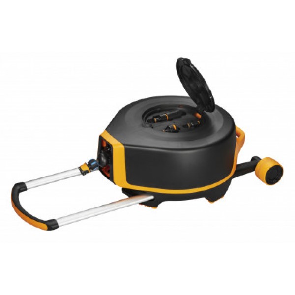 Автоматическая катушка со шлангом Fiskars XL с роликами (1025933)