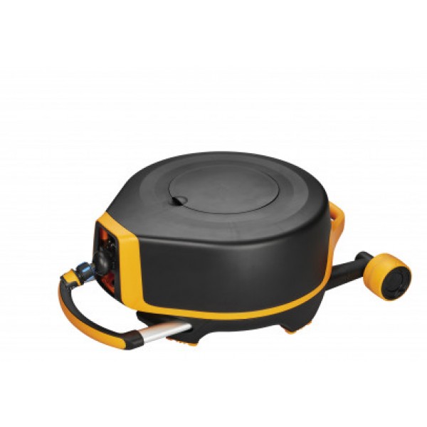 Автоматическая катушка со шлангом Fiskars XL с роликами (1025933)