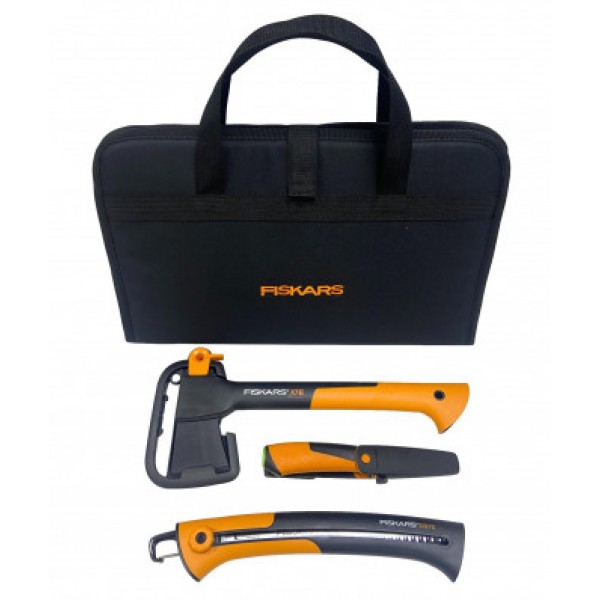 Подарочный набор Fiskars (Топор 1015619+пила 1000614+чем 1023619) 2021281