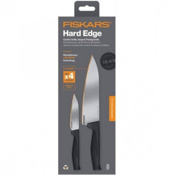 Набір кухонних ножів Fiskars Hard Edge Knife Set (1051778)