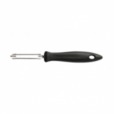 Нож с подвижным лезвием Fiskars Essential для чистки овощей 6 см, Black (1023787)