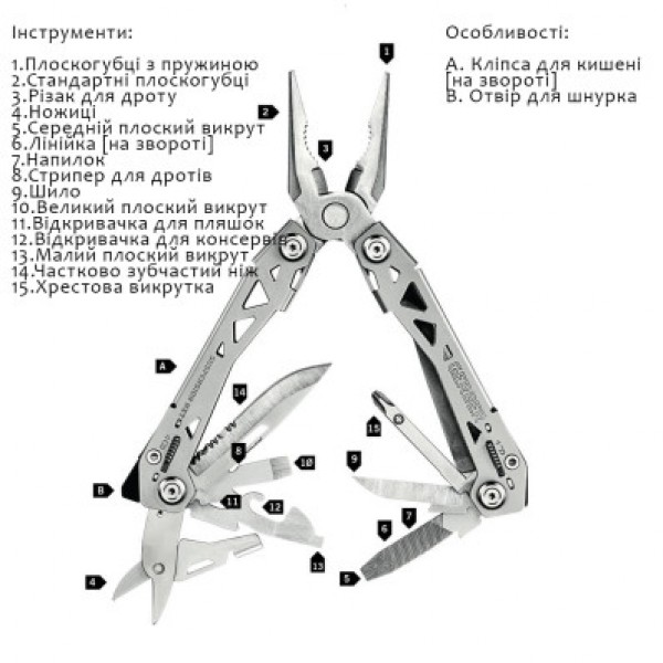 Мультитул Gerber Suspension NXT Multi-Tool 31-003345 (1027512)